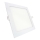 Lámpara empotrable LED SQUARE LED/9W/230V 4200K 14,6x14,6 cm blanco