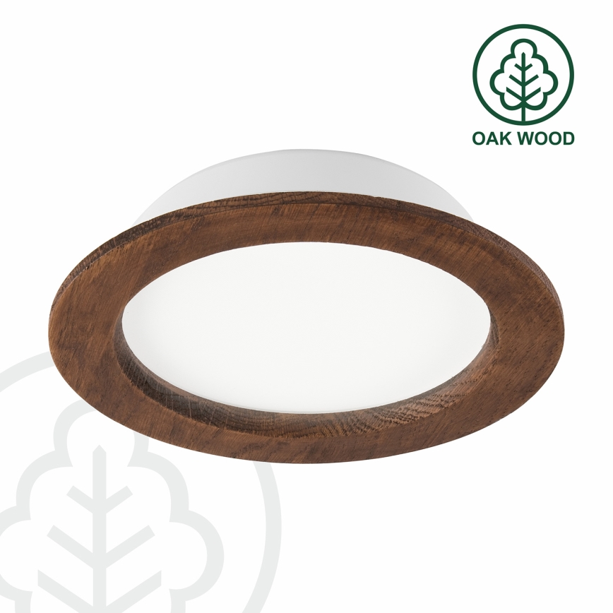 Lámpara empotrable LED WOODY SPOT LED/16,5W/230V 4000K cereza ø 18,5 cm