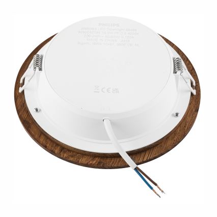 Lámpara empotrable LED WOODY SPOT LED/16,5W/230V 4000K cereza ø 18,5 cm