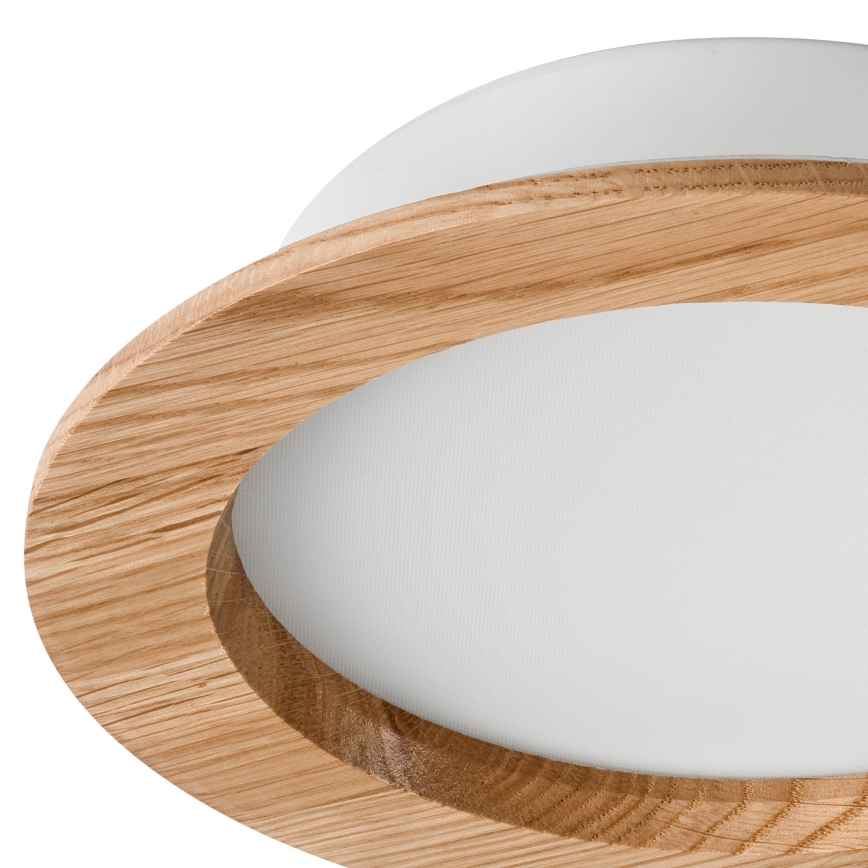 Lámpara empotrable LED WOODY SPOT LED/16,5W/230V 4000K roble ø 18,5 cm