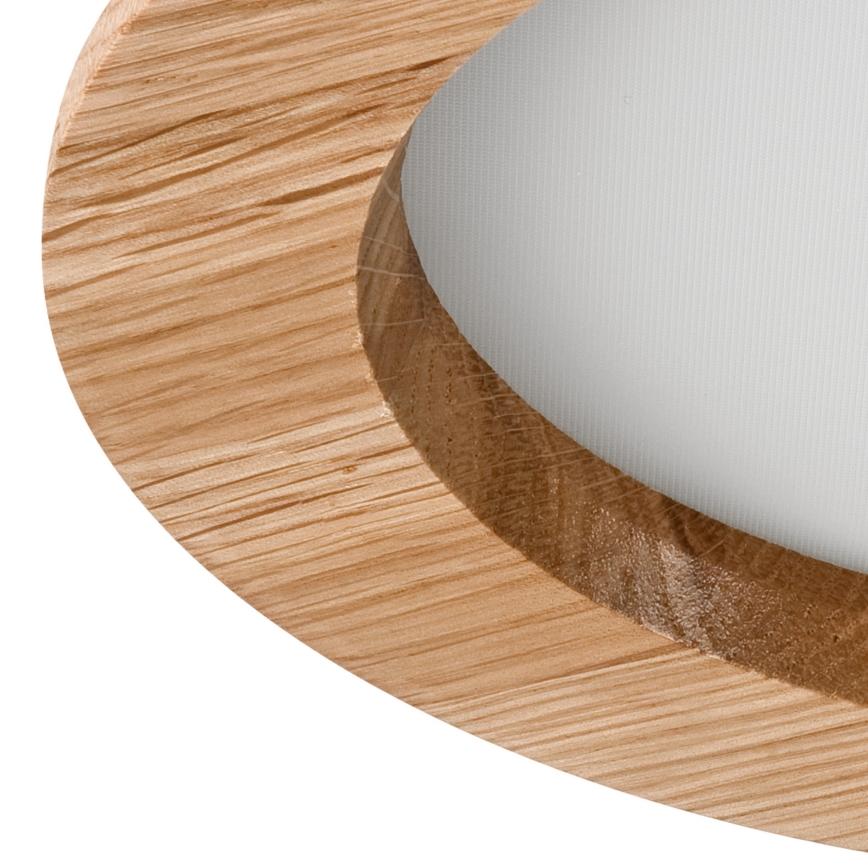 Lámpara empotrable LED WOODY SPOT LED/16,5W/230V 4000K roble ø 18,5 cm