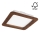 Lámpara empotrable LED WOODY SPOT LED/17W/230V 3000K cereza 18,5x18,5 cm