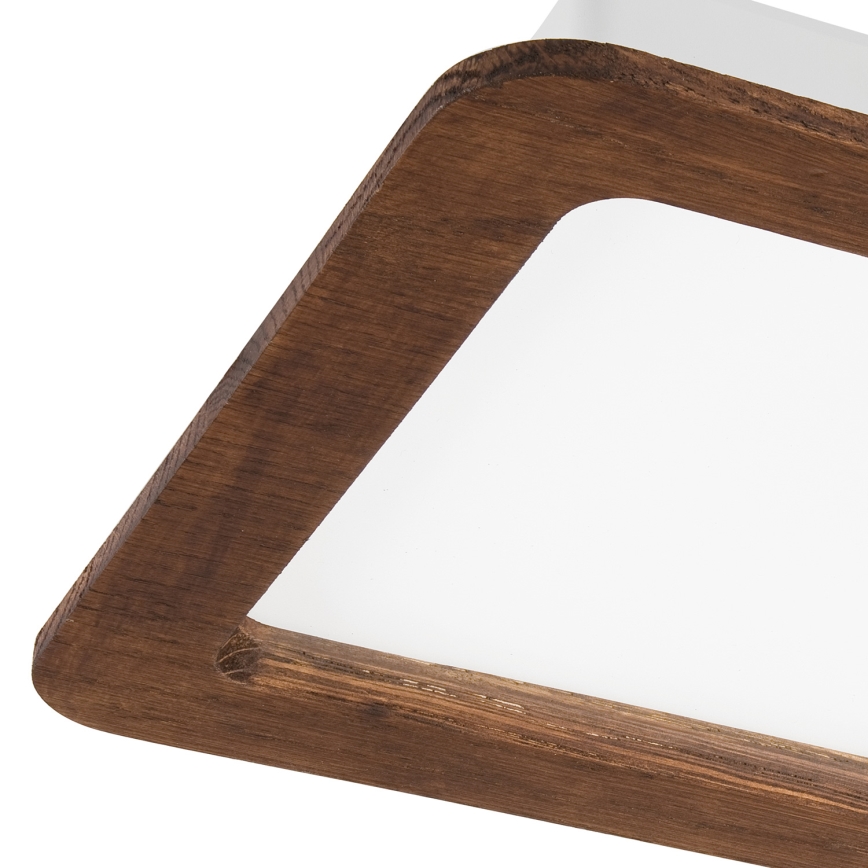 Lámpara empotrable LED WOODY SPOT LED/17W/230V 3000K cereza 18,5x18,5 cm