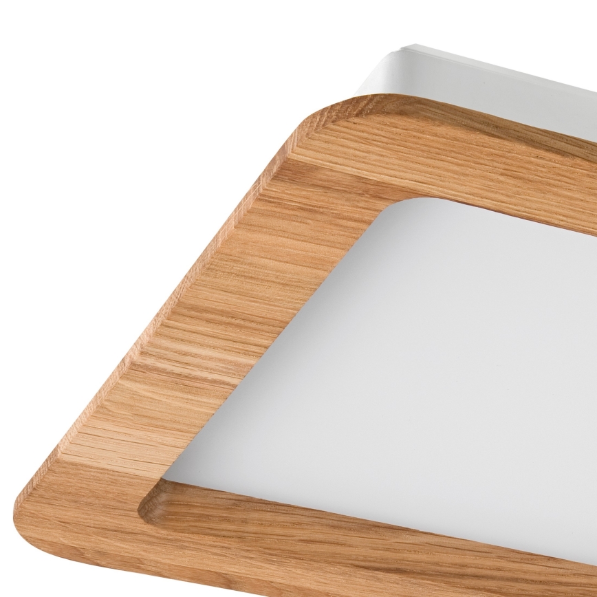 Lámpara empotrable LED WOODY SPOT LED/17W/230V 3000K roble 18,5x18,5 cm