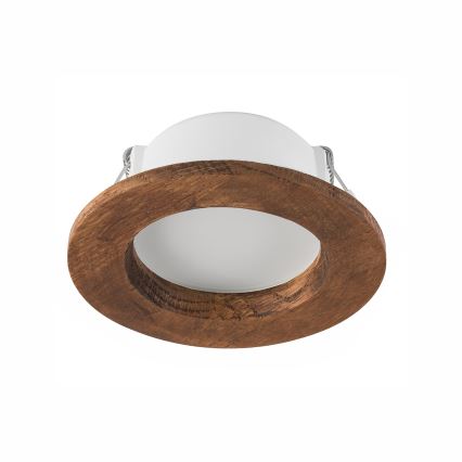 Lámpara empotrable LED WOODY SPOT LED/5,5W/230V 4000K cereza ø 10 cm