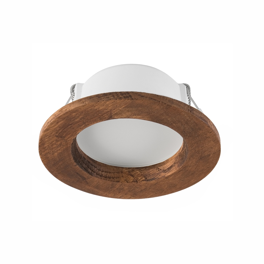 Lámpara empotrable LED WOODY SPOT LED/5,5W/230V 4000K cereza ø 10 cm