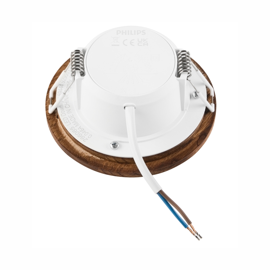 Lámpara empotrable LED WOODY SPOT LED/5,5W/230V 4000K cereza ø 10 cm
