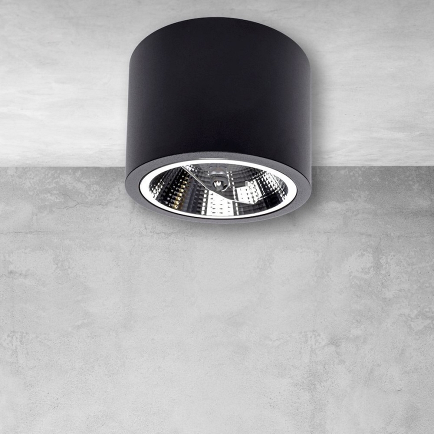 Lámpara empotrable REDONDO 1xAR111 - GU10/12W/230V