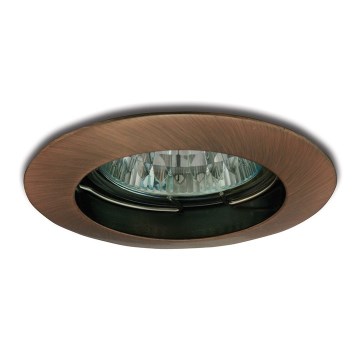 Lámpara empotrada 1xGU5,3/50W/12V cobre