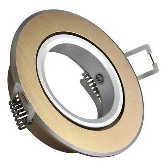 Lámpara empotrada EAST OPAL 1xGU10/8W/230V diá. 8,5 cm dorado
