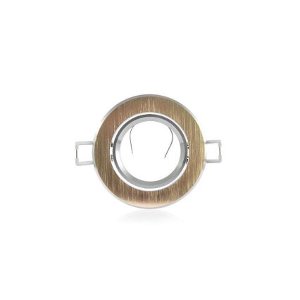 Lámpara empotrada EAST OPAL 1xGU10/8W/230V diá. 8,5 cm dorado