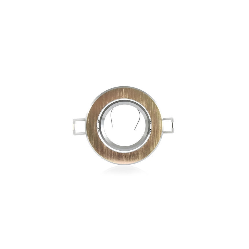 Lámpara empotrada EAST OPAL 1xGU10/8W/230V diá. 8,5 cm dorado