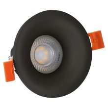 Lámpara empotrada FIALE 1xGU10/35W/230V redondo negro
