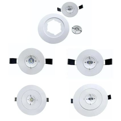 Lámpara empotrada LED de emergencia LED/2W/230V 6000K