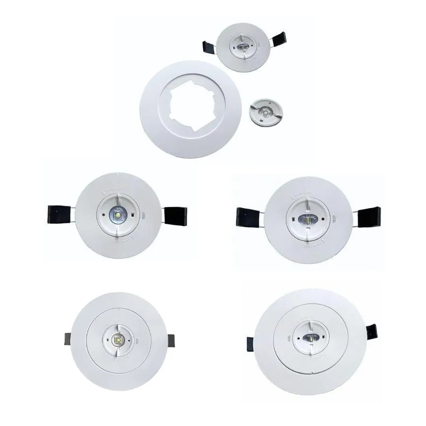 Lámpara empotrada LED de emergencia LED/2W/230V 6000K