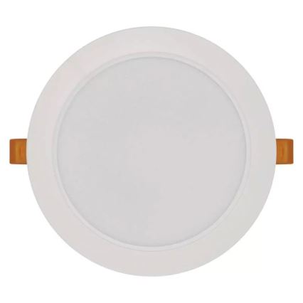 Lámpara empotrada LED LED/18W/230V diá. 17 cm blanco