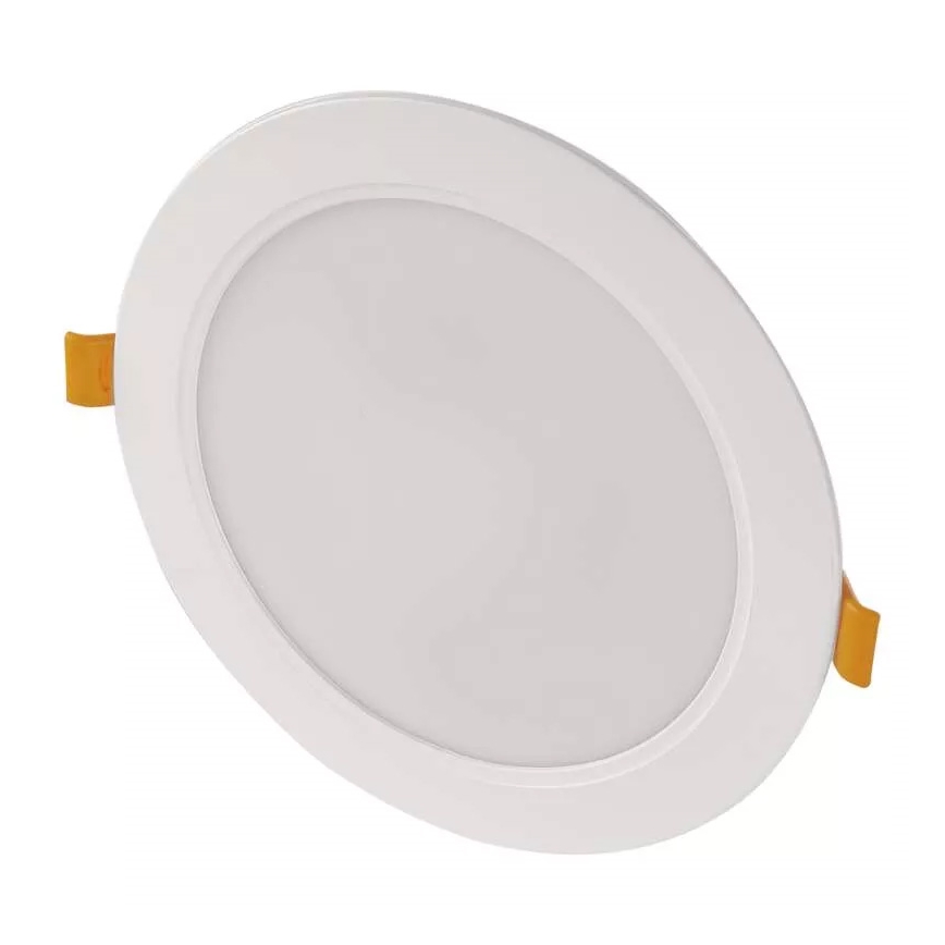 Lámpara empotrada LED LED/18W/230V diá. 17 cm blanco