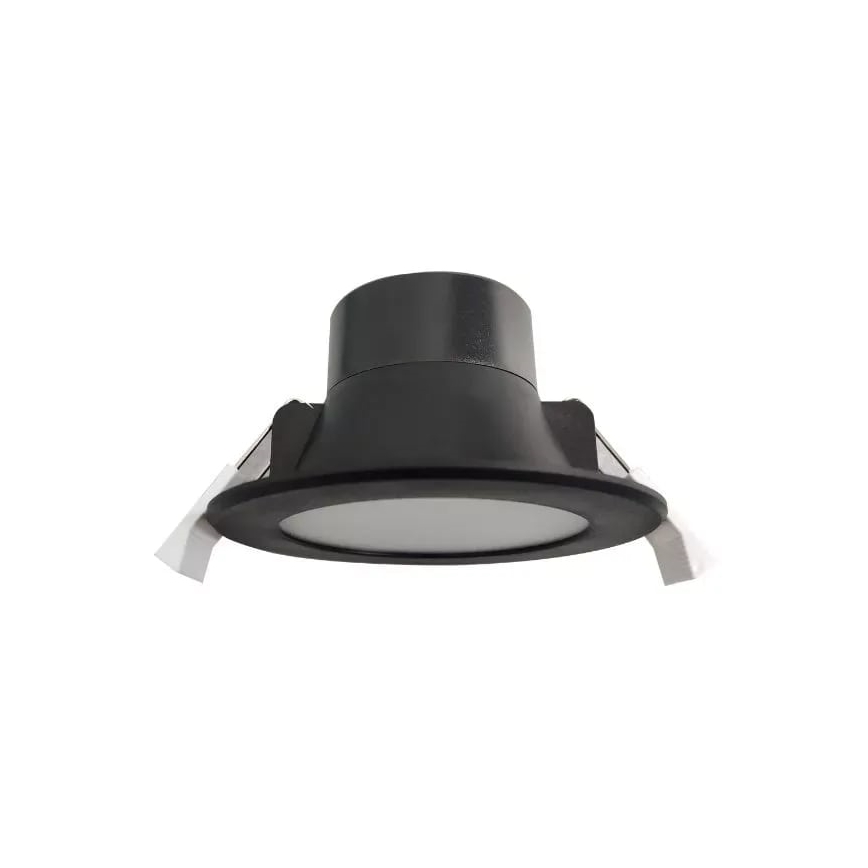Lámpara empotrada LED para baños LED/7W/230V 4000K negro IP44