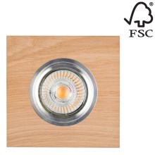 Lámpara empotrada LED VITAR 1xGU10/5W/230V - Certificado FSC