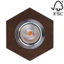 Lámpara empotrada LED VITAR 1xGU10/5W/230V - Certificado FSC
