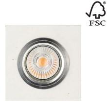 Lámpara empotrada LED VITAR 1xGU10/5W/230V hormigón - Certificado FSC