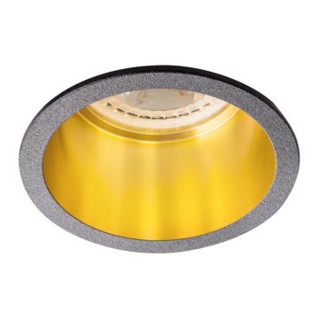 Lámpara empotrada SPAG GU10/35W negro/dorado