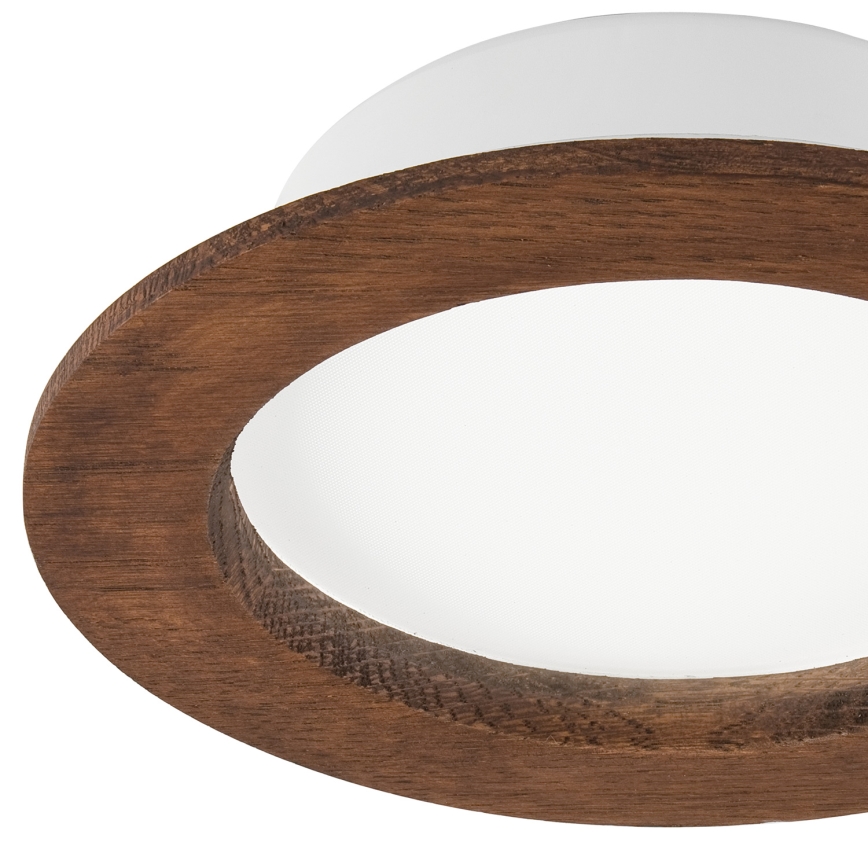 Lámpara empotrada WOODY SPOT LED/12,5W/230V 3000K cereza ø 16 cm