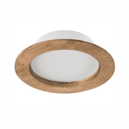 Lámpara empotrada WOODY SPOT LED/12,5W/230V 3000K nogal ø 16 cm