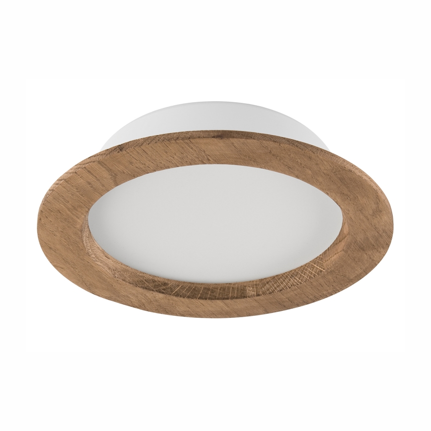 Lámpara empotrada WOODY SPOT LED/16,5W/230V 4000K nogal ø 18,5 cm