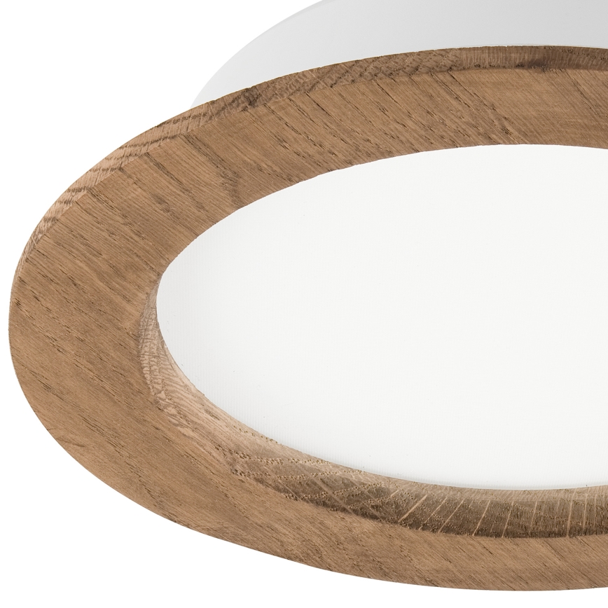 Lámpara empotrada WOODY SPOT LED/16,5W/230V 4000K nogal ø 18,5 cm