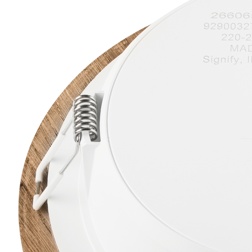 Lámpara empotrada WOODY SPOT LED/16,5W/230V 4000K nogal ø 18,5 cm