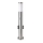 Lámpara exterior con sensor + 2 enchufes SCHUKO 1xE27/60W/230V IP44 60cm cromo mate