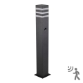 Lámpara exterior con sensor TEKSAS 1xE27/12W/230V IP44 74 cm antracita