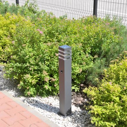 Lámpara exterior con sensor TEKSAS 1xE27/12W/230V IP44 74 cm antracita