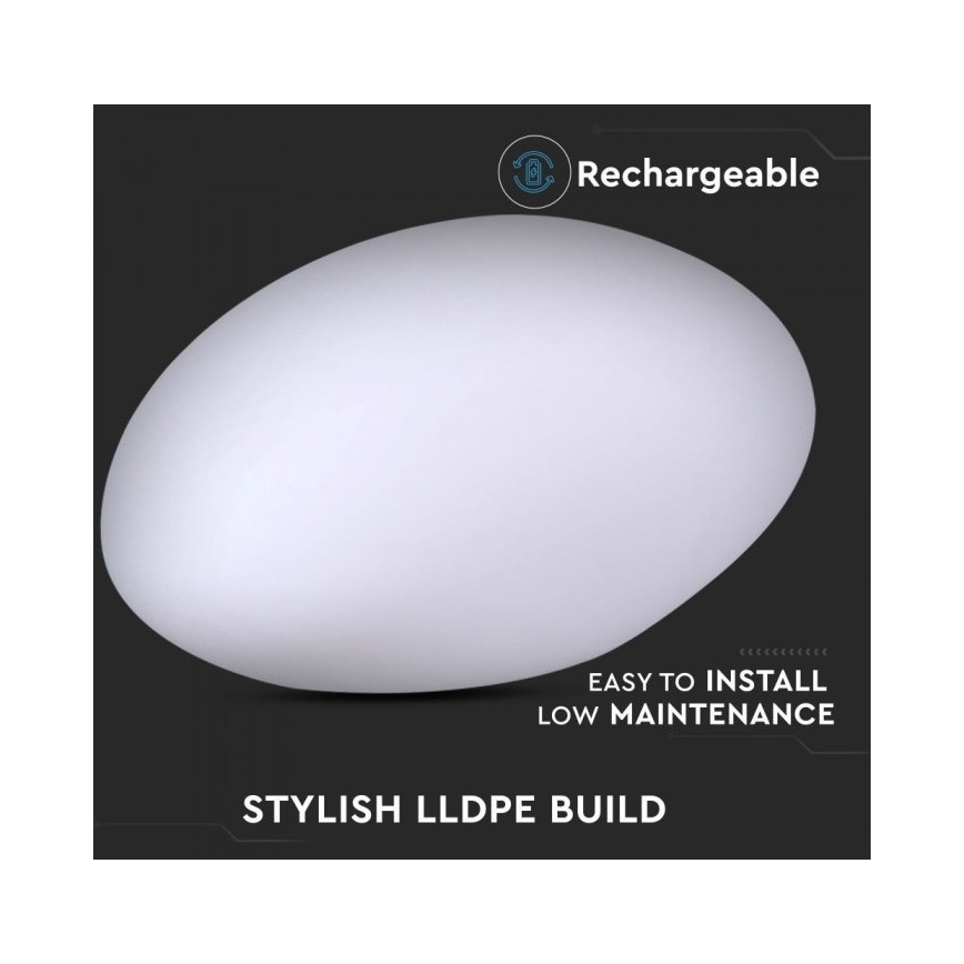 Lámpara exterior LED RGB Regulable LED/1W/230V 28cm IP67 + CR