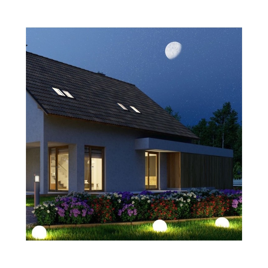 Lámpara exterior LED RGB Regulable LED/1W/230V 30cm IP67 + CR