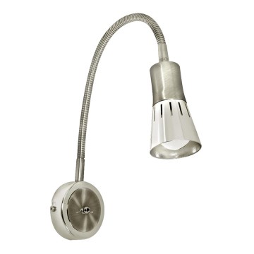 Lámpara flexible pequeña ARENA 1xE14/40W/230V cromo