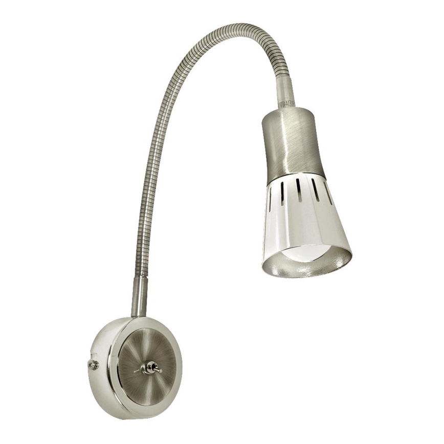 Lámpara flexible pequeña ARENA 1xE14/40W/230V cromo