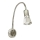 Lámpara flexible pequeña ARENA 1xE14/40W/230V cromo