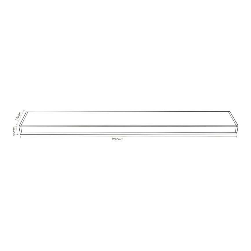 Lámpara fluorescente 2xG13/18W/230V 124 cm