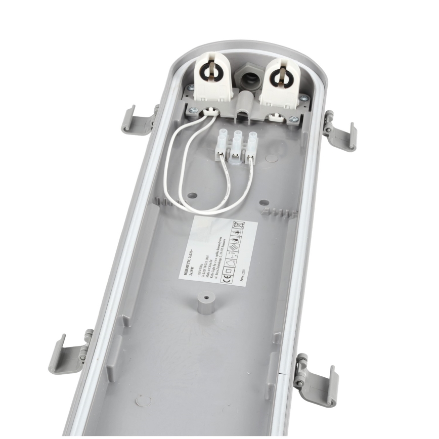 Lámpara fluorescente de alta resistencia 2xG13/22W/230V IP65