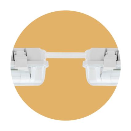 Lámpara fluorescente de alta resistencia LIMEA T8 2xG13/10W/230V IP65 1500mm