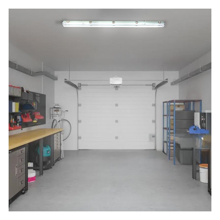 Lámpara fluorescente de alta resistencia T8 2xG13/18W/230V IP65 126 cm