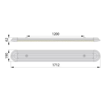 Lámpara fluorescente ECO T8 2xG13/58W/230V