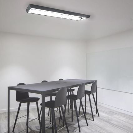 Lámpara fluorescente T8 2xG13/18W/230V 120 cm negro
