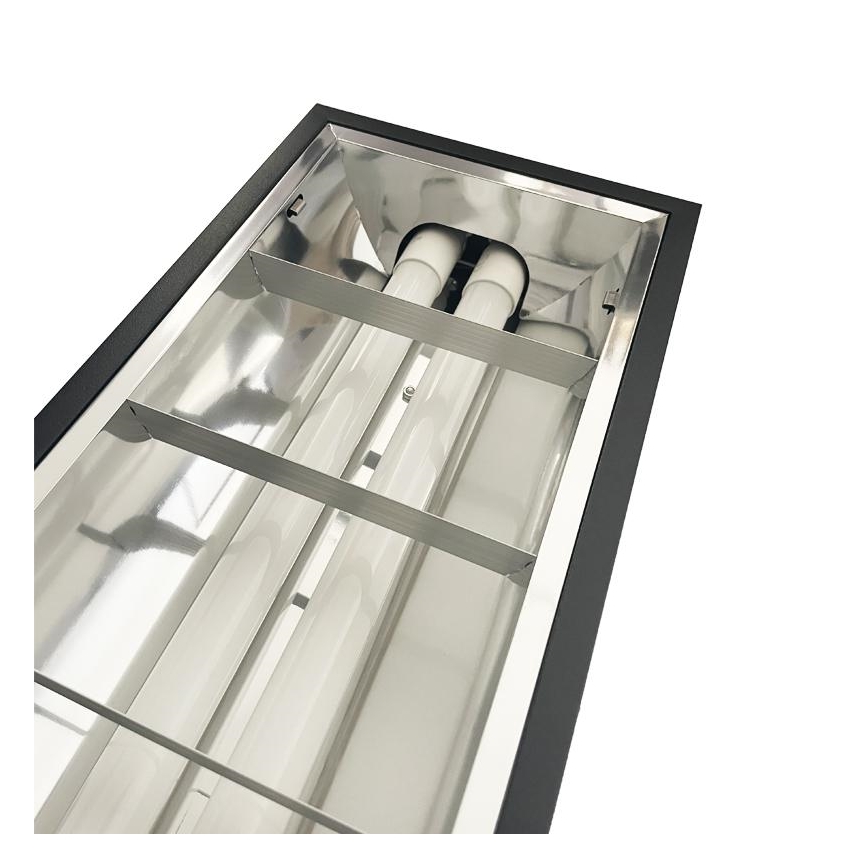 Lámpara fluorescente T8 2xG13/18W/230V 120 cm negro