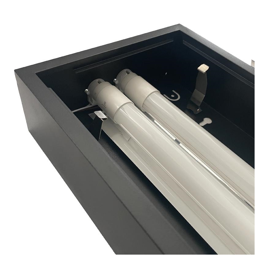 Lámpara fluorescente T8 2xG13/18W/230V 120 cm negro