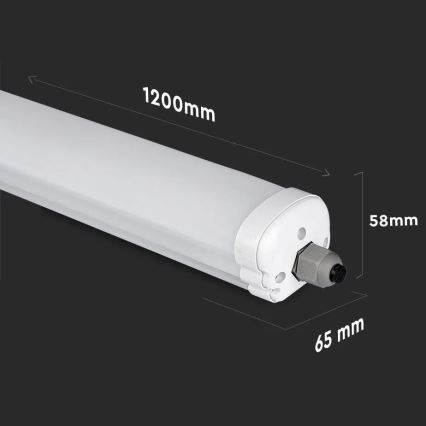 Lámpara fluorescente técnica LED SERIE G LED/36W/230V 4500K 120cm IP65