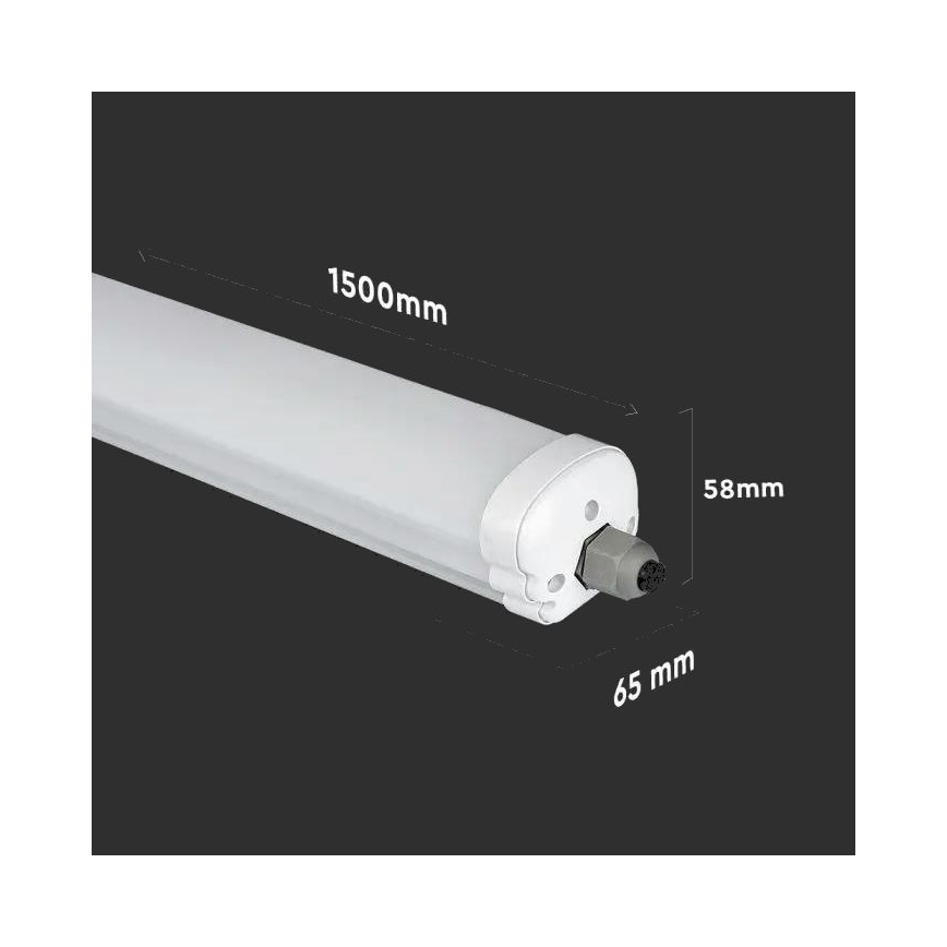 Lámpara fluorescente técnica LED SERIE G LED/48W/230V 4000K 150cm IP65