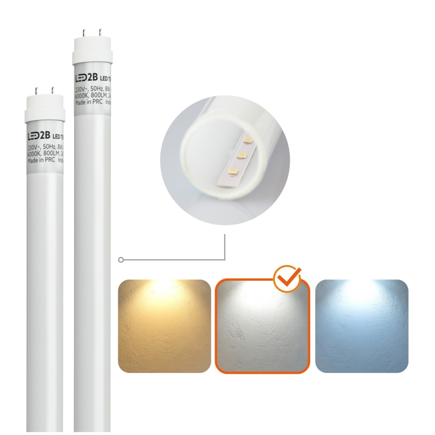 Lámpara fluorescente técnica LED T8 2xG13/18W/230V 4000K IP65